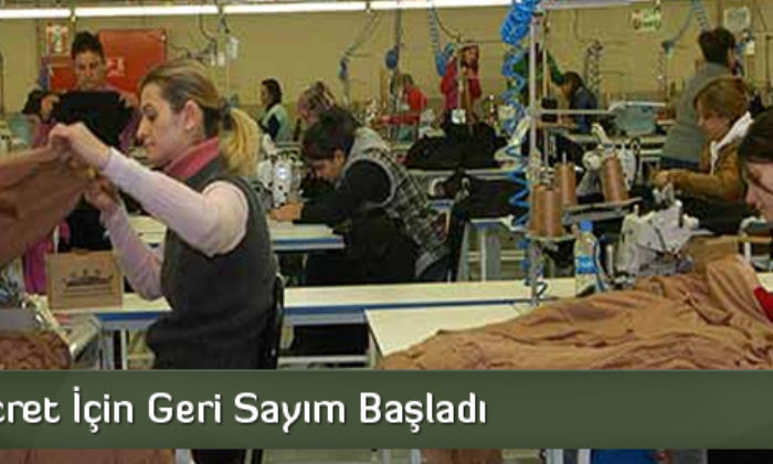 Asgari Ücret İçin Geri Sayım Başladı