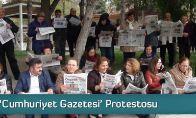 CHP’den ‘Cumhuriyet Gazetesi’ Protestosu