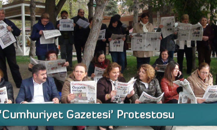 CHP’den ‘Cumhuriyet Gazetesi’ Protestosu