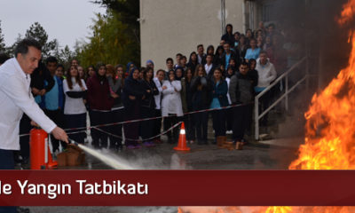 Hastanede Yangın Tatbikatı