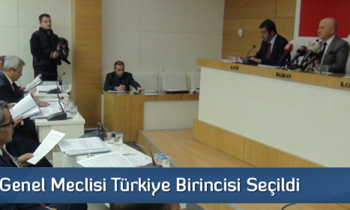 Çorum İl Genel Meclisi Türkiye Birincisi