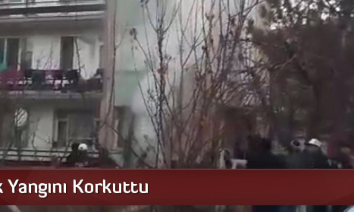 Kömürlük Yangını Korkuttu