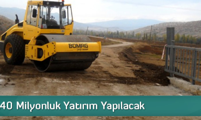 Köylere 140 Milyonluk Yatırım