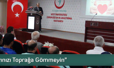 ‘Organ Bağışı’na Dikkat Çekildi
