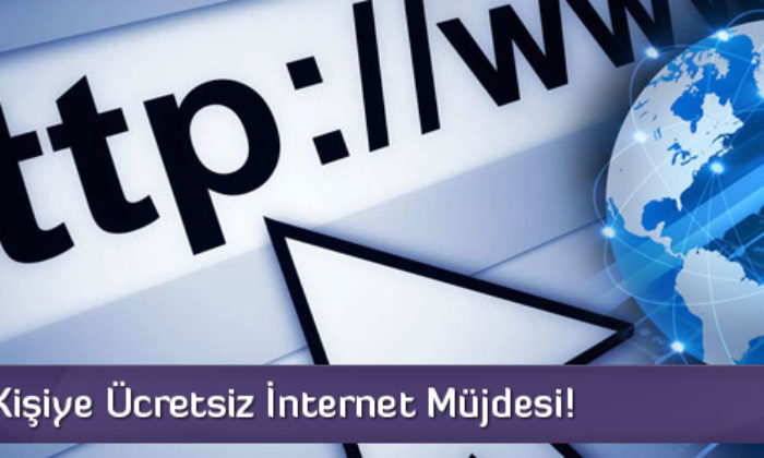 Ücretsiz İnternet Müjdesi!
