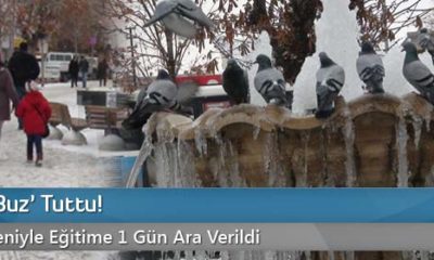 Çorum ‘Buz’ Tuttu