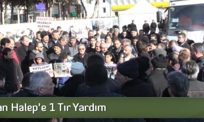 Çorum’dan Halep’e 1 Tır Yardım