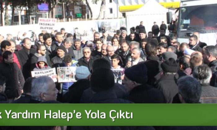 İnsani Değerler Platformu’ndan Halep’e Yardım