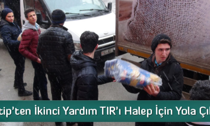 İmam Hatip’ten İkinci Yardım Tır’ı