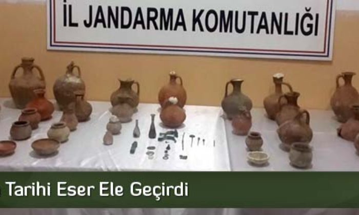 Jandarma Tarihi Eser Ele Geçirdi