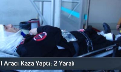 Para Nakil Aracı Kaza Yaptı