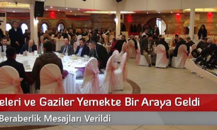Şehit Aileleri Yemekte Bir Araya Geldi
