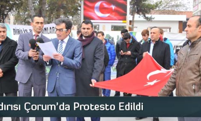 Terör Saldırısı Protesto Edildi