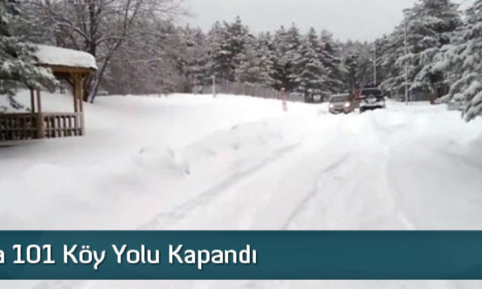 Çorum’da 101 Köy Yolu Kapandı