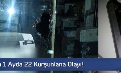 1 Ayda 22 Kurşunlana Olayı!