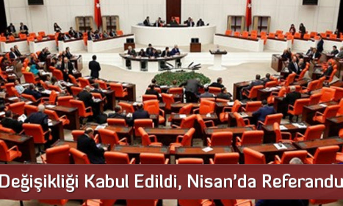 Anayasa Değişikliği Kabul Edildi