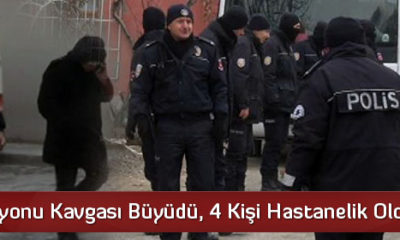 Baz İstasyonu Kavgası Büyüdü, 4 Kişi Hastanelik Oldu