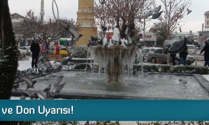 Buzlanma Ve Don Uyarısı