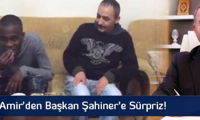 Çorumlu Amir’den Başkan Şahiner’e Sürpriz