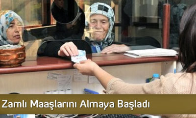 Emekliler Zamlı Maaşlarını Almaya Başladı