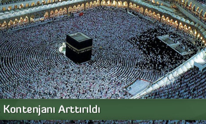 2017 Hac Kontenjanı Arttırıldı