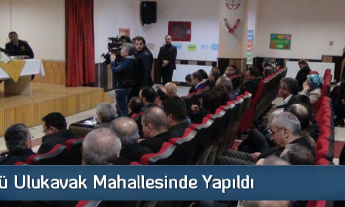 Halk Günü Ulukavak Mahallesinde Yapıldı