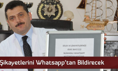 Hastalar Şikayetlerini Whatsapp’tan Bildirecek