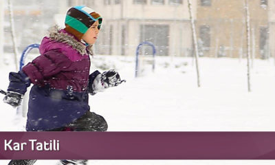 İskilip’te Kar Tatili