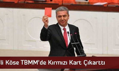 Milletvekili Köse TBMM’de Kırmızı Kart Çıkarttı
