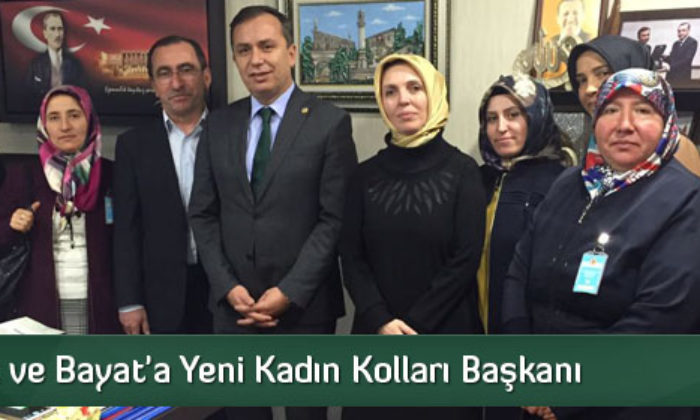 Osmancık Ve Bayat’a Yeni Kadın Kolları Başkanı