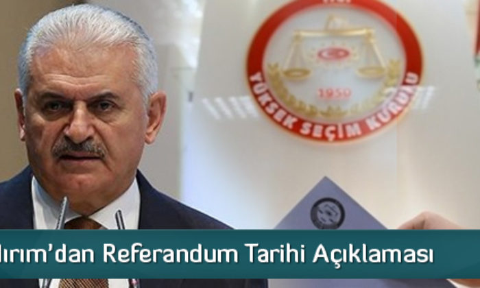 Başbakan’dan Referandumla İlgili Açıklama