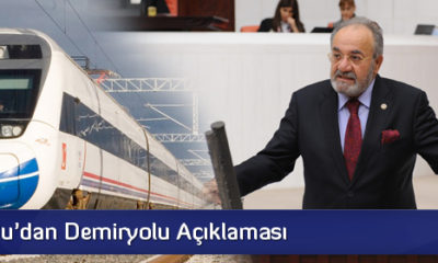 Salim Uslu’dan Demiryolu Açıklaması