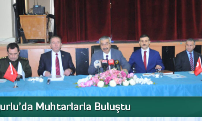 Vali Sungurlu’da Muhtarlarla Buluştu