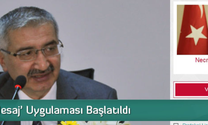 “Vali’ye Mesaj” Butonu