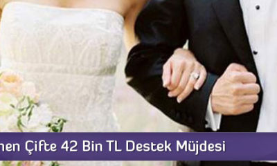 Yeni Evlenen Çifte 42 Bin Tl Destek Müjdesi