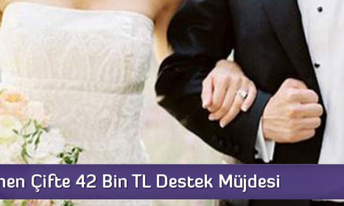 Yeni Evlenen Çifte 42 Bin Tl Destek Müjdesi
