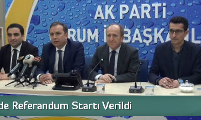 AK Parti’de Referandum Startı Verildi
