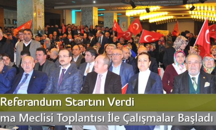 AK Parti Referandum Startını Verdi