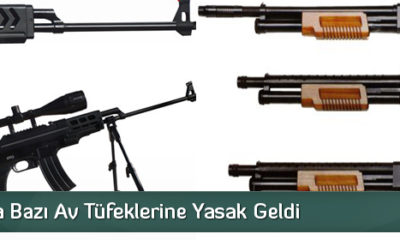 Bazı Av Tüfeklerine Yasak Geldi