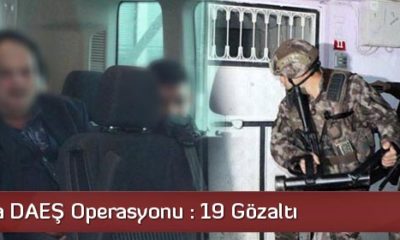 Çorum’da DEAŞ Operasyonu: 19 Gözaltı