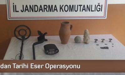 Jandarmadan Tarihi Eser Operasyonu
