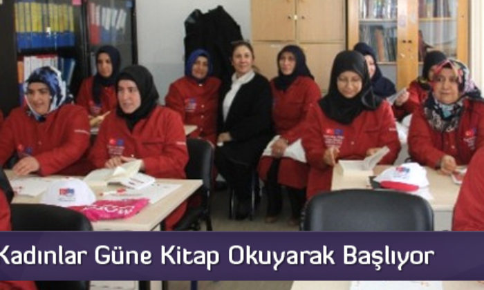 Kadınlar Güne Kitap Okuyarak Başlıyor