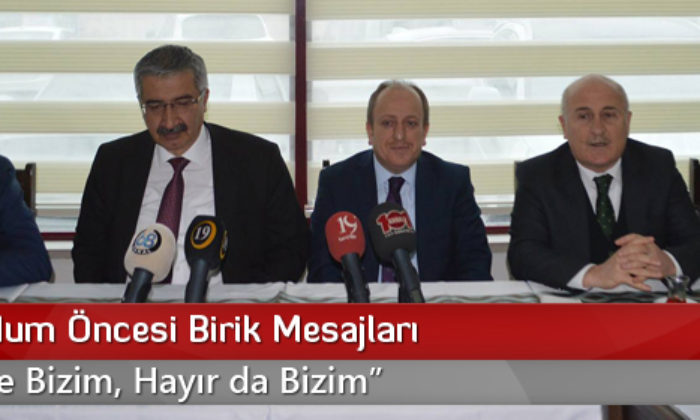 Referandum Öncesi Birik Mesajları