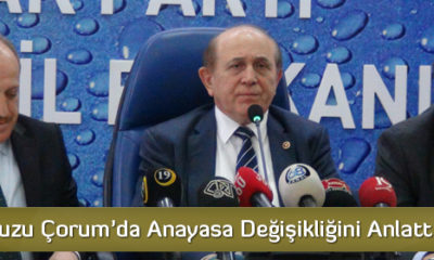 Burhan Kuzu Çorum’da Anayasa Değişikliğini Anlattı