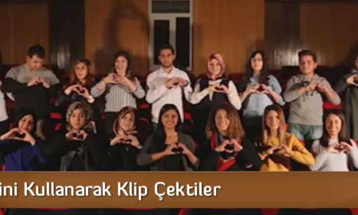 İşaret Dilini Kullanarak Klip Çektiler