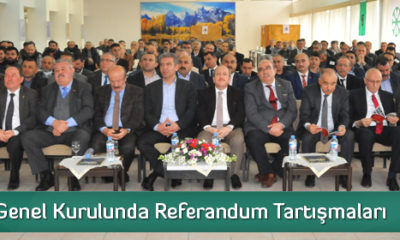 Şeker İş Genel Kurulunda Referandum Tartışmaları