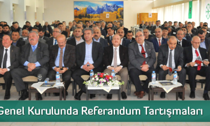 Şeker İş Genel Kurulunda Referandum Tartışmaları