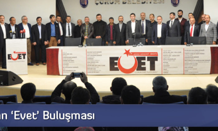 STK’lardan ‘Evet’ Buluşması