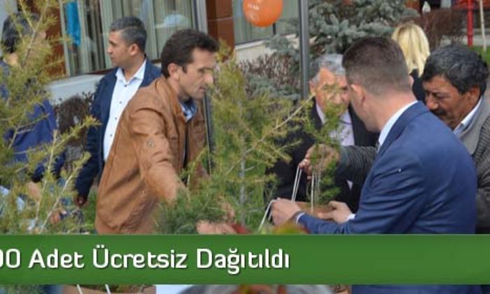 Ücretsiz Fidan Dağıtımında İzdiham