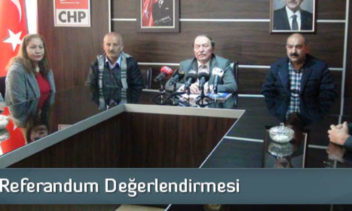 CHP’den Referandum Değerlendirmesi